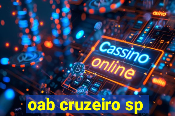 oab cruzeiro sp